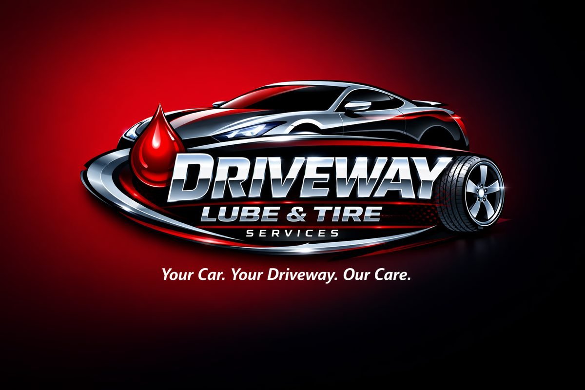 Driveway Lube & Tire Services. Your Car. Your Driveway. Our Care.